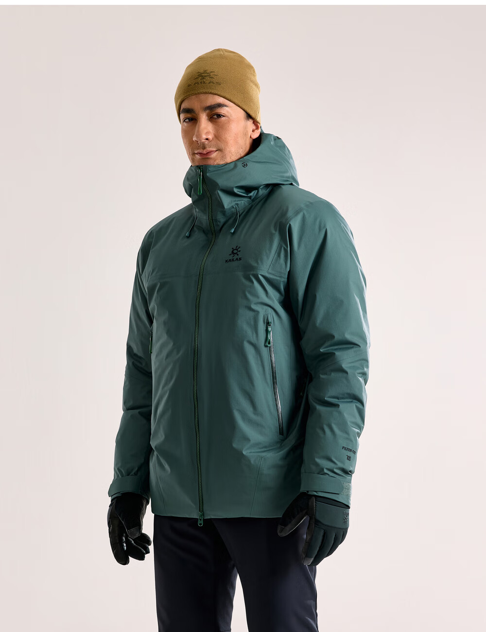 KAILAS Men's 700 Fill Power Goose Down Graphene Insulated FLT 3L Hard Shell Winter Goose Down Jacket 8