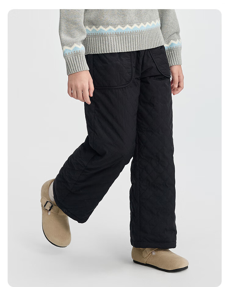 BALABALA balaOne Girls' Straight Down Pants Children's Winter Warm Trousers 2025 208425108002 7