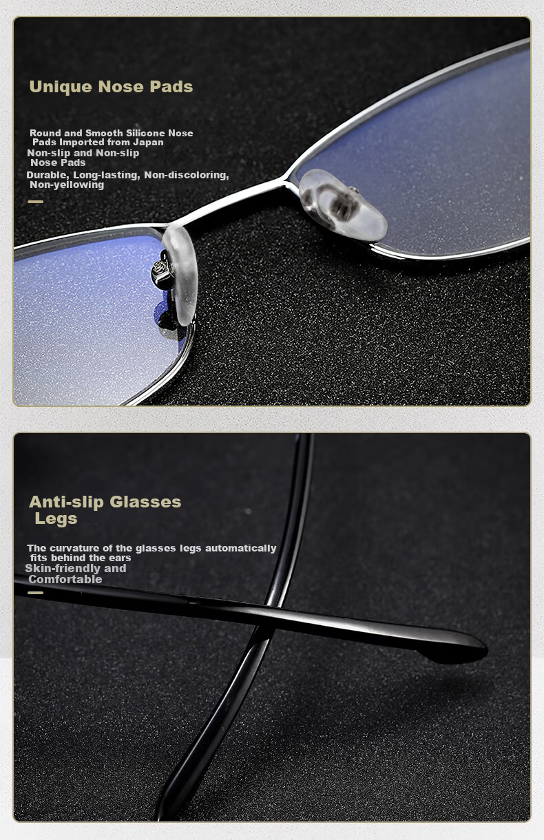 Jingpintang Japanese Imported Reading Glasses for Men, Anti-Blue Light High Definition Memory Titanium Reading Glasses, Sold by JD Authentic Product 300 Degrees 12