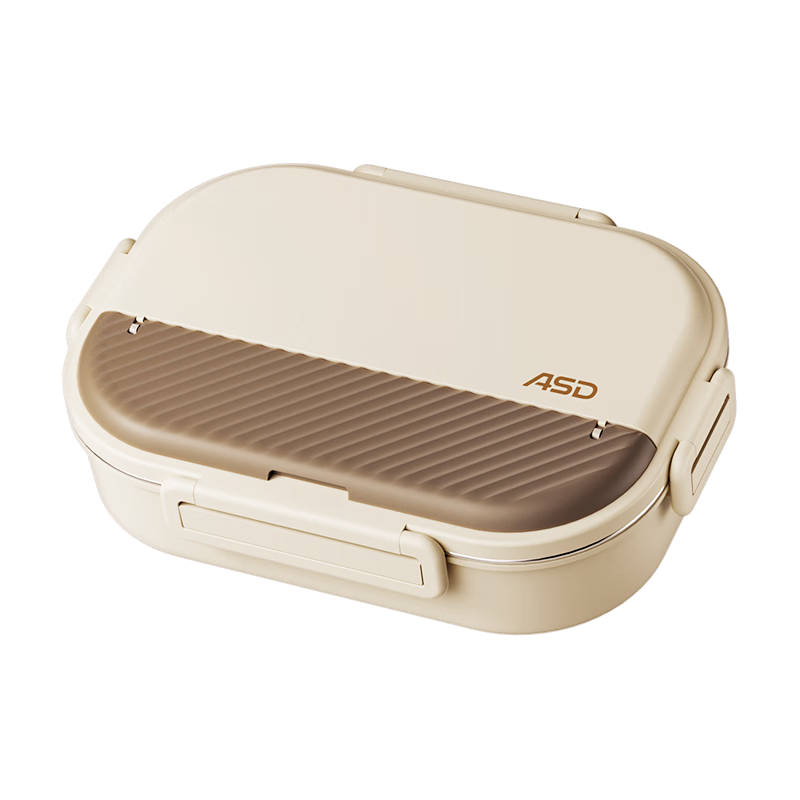 ASD 316L Stainless Steel Lunch Box Student Office Worker Heating Insulated Bento Box RWS15H13WG-W