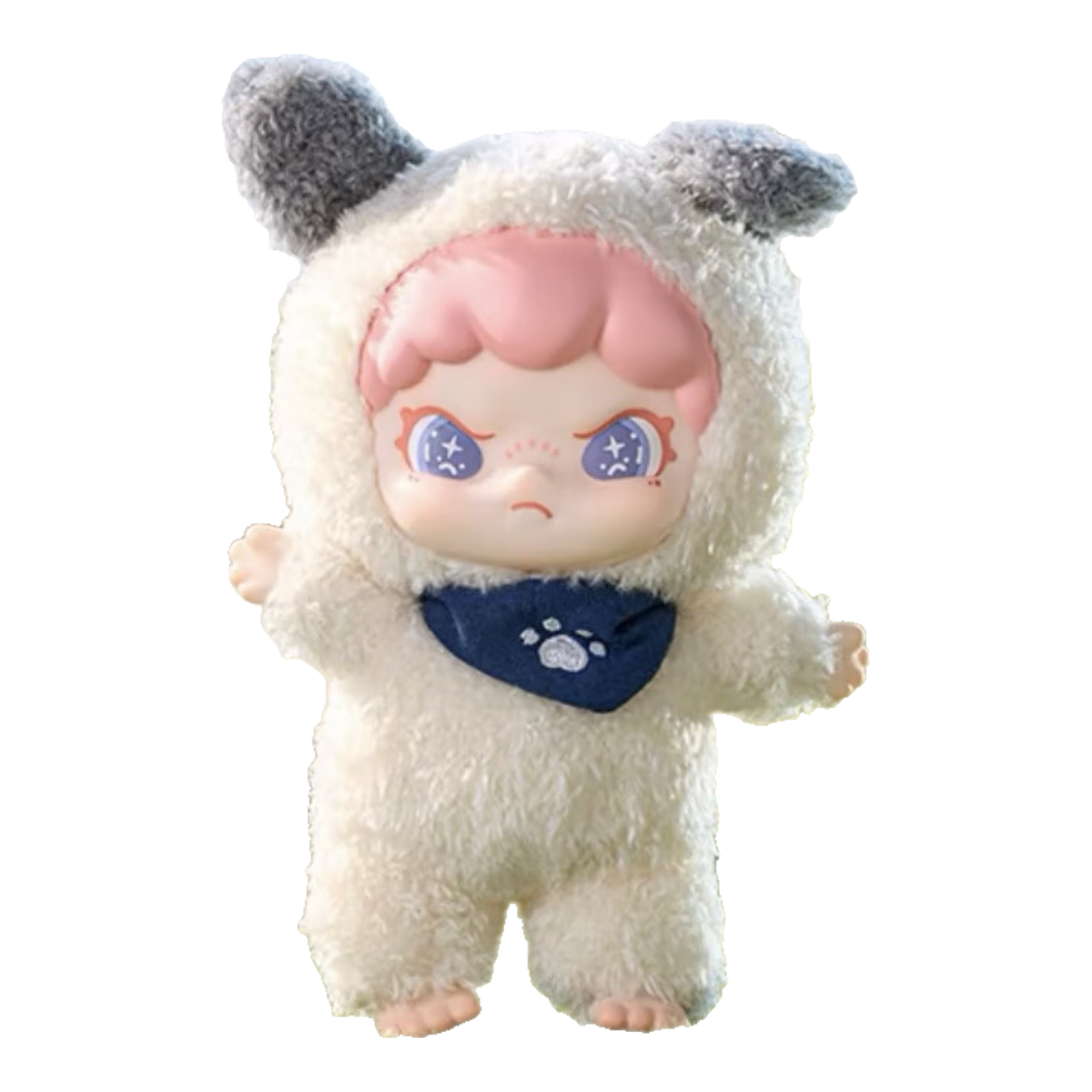 TNTSPACE DORA Big Sister Fluffy Animal Series Vinyl Plush Trendy Toys Sealed Set (6 Unique Pieces)