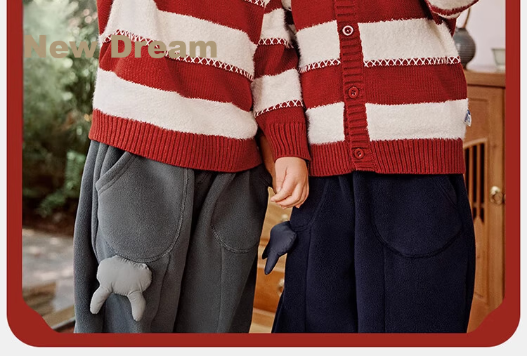 Ciciibear [Antibacterial, Anti-Static, Anti-Pilling] Baby Cardigan Sweater, New Year Winter Style, Thickened Warm Clothing, Boys' Outerwear 3