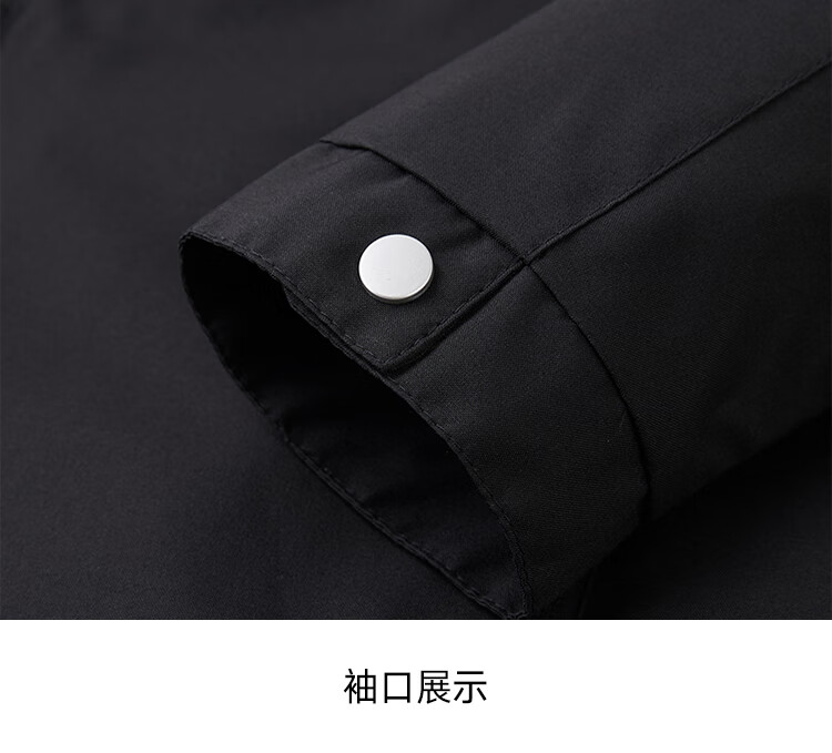 RED DRAGONFLY Men's Jacket Business Casual Fashion Simple Versatile Loose Comfortable Lapel Coat Black 4XL 10