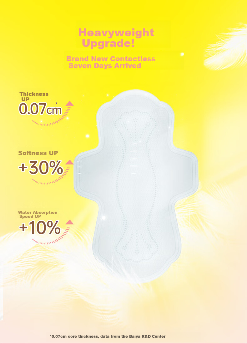 FREEMORE Zhao Lusi Style Sanitary Napkins Comfortable 7-Day Small Pads Daytime 240mm 20 pieces*3 60 pieces 2
