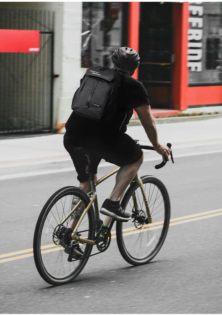 LOHAS Travel Men's Backpack Dual-Shoulder Cycling Business Waterproof Basketball Hiking Large Capacity Commuter Bag 1