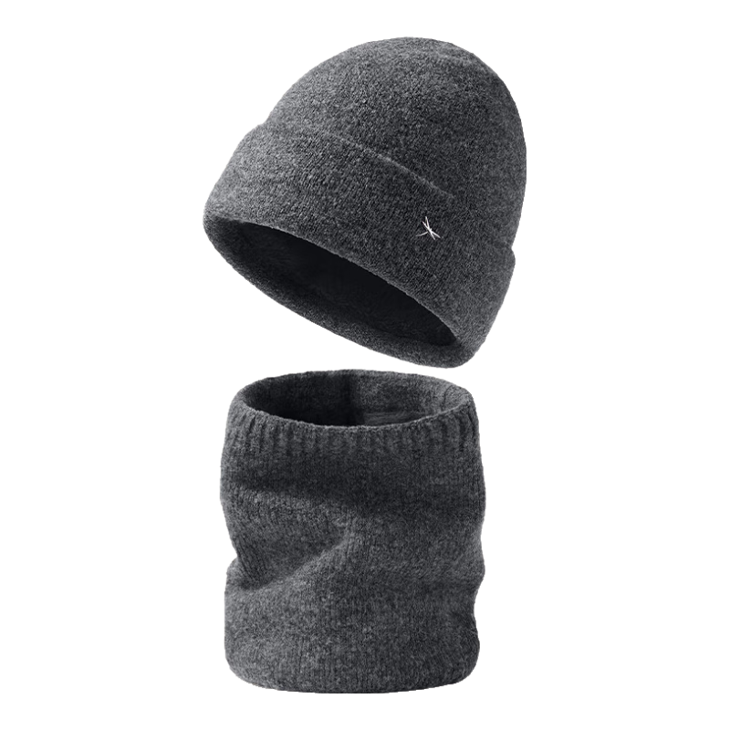 Red Dragonfly Men's Winter Cold-Resistant Warm Knit Hat, Windproof Fleece-Lined Beanie for Northeast Winter, Women's Cotton Hat
