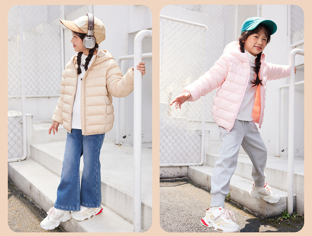 PEPCO Kids Cotton Padded Jacket Winter 2025 New Lightweight Hooded Coat for Boys and Girls Autumn and Winter Warm Cotton Coat for Older Children 25