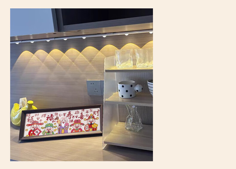 Kongsheng Five Blessings Doorway Decoration Prosperity Fortune Happiness Longevity Housewarming Gift Mother's Day Birthday Gift 6