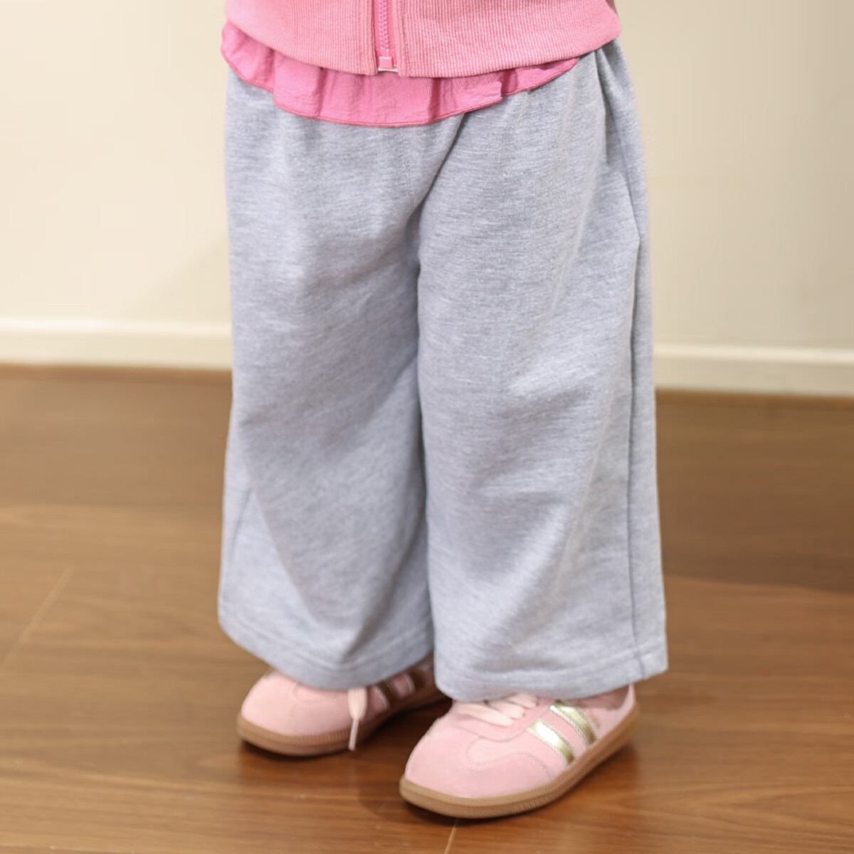 LUSON Little O Dad Baby Girl Autumn Outfit 2025 Spring and Autumn Long Sleeve Sweatshirt Jacket and Pants Baby Clothes