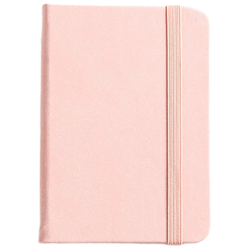 Jufu A7/100 Sheets Portable Pocket Notebook Daily Planner Creative Strap Journal Diary Vocabulary Hand Account Children's Day Gift Reward Prize