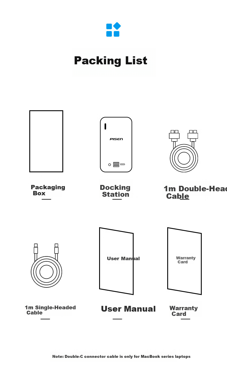 Pisen Mac mini Docking Station Apple AI Host M4/4Pro Desktop Expansion Dock M.2 SSD Enclosure Base USB-C to DP1.4 Screen Casting USB 3.2 Adapter 15