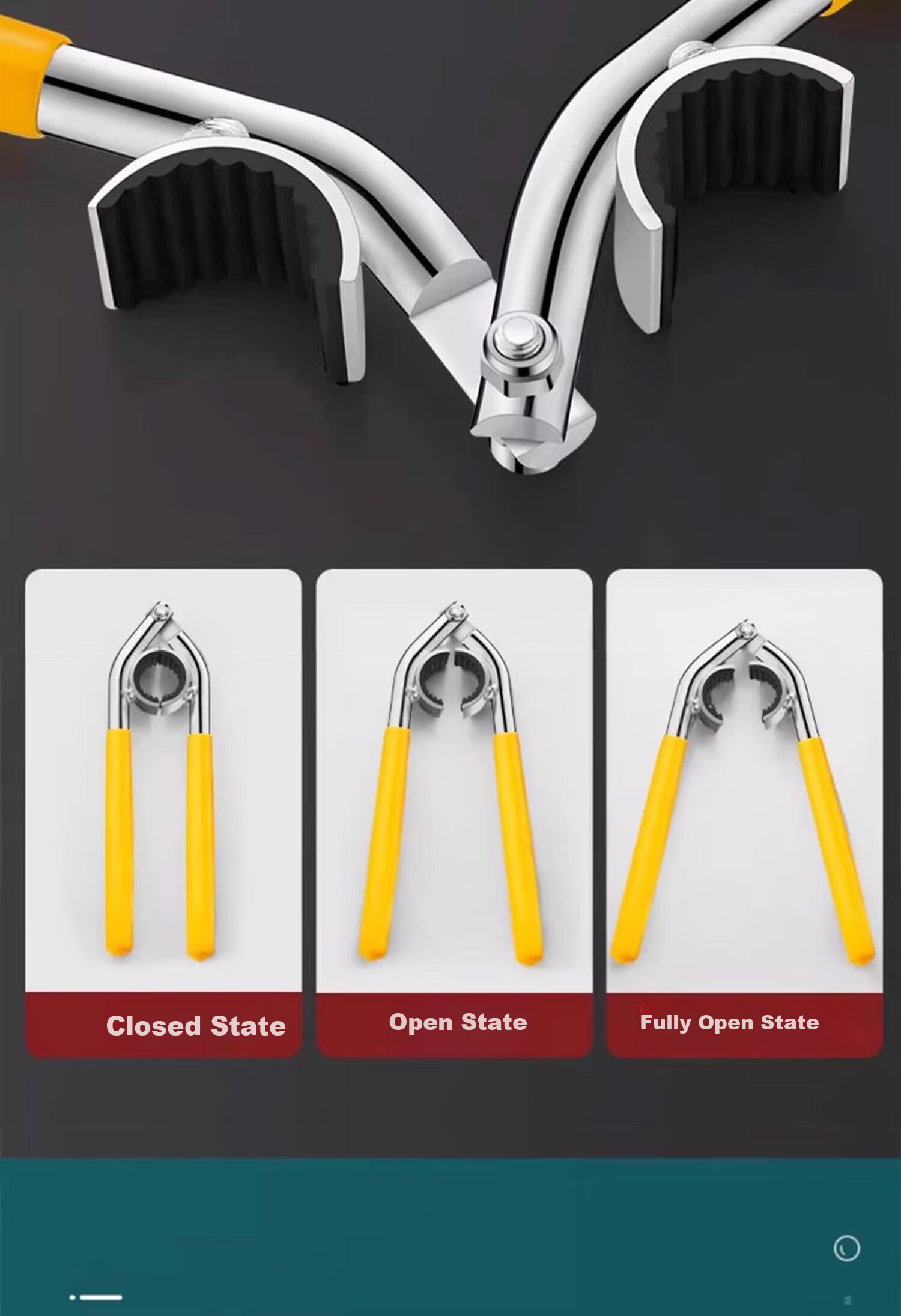 Jingkai Faucet Aerator Wrench, Bathroom Sink Kitchen Vegetable Washing Basin Spout Filter Removal Tool 4