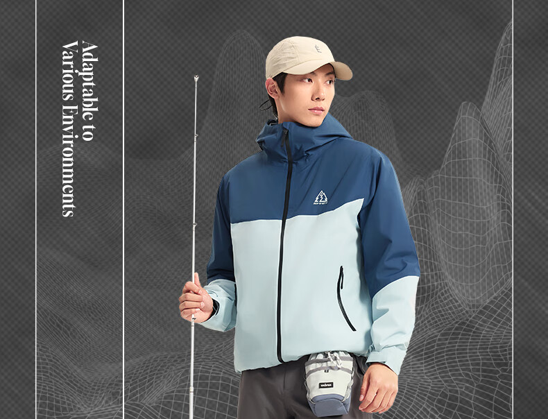 361° Unisex Autumn Winter 3-in-1 Sports Water-Repellent Windproof Fleece-Lined Jacket 632533607-1 1