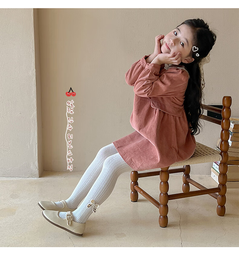 Baby Girls' Thin Spring and Autumn Leggings Children's Tights for Big Kids Versatile Dance Socks 7