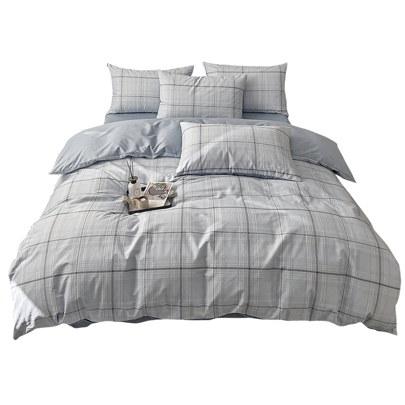 Grace Bedding Set, Class A 7A Antibacterial Fabric, All-Cotton Skin-Friendly, 100% Pure Cotton Bedding, for 1.5/1.8M Bed, Mandu
