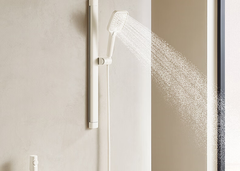 Anhua R5 SE Simple Shower Set Pressurized Pure Copper Body No Top Spray Handheld Nozzle Milky White N3GQ9049MKW2 7