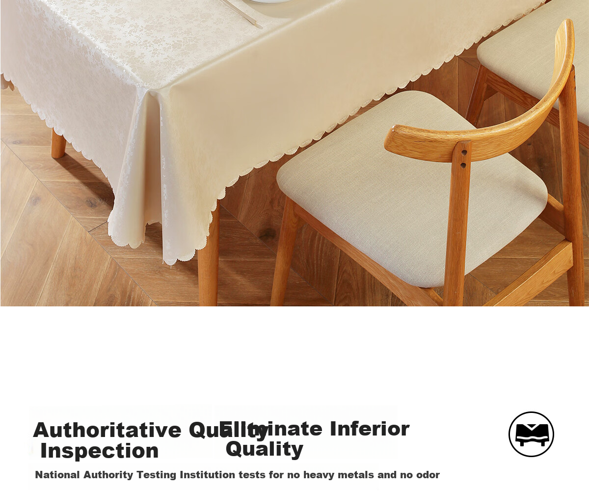 Ali Tablecloth, Waterproof, Oil-Resistant, Heat-Resistant, Luxurious Feel, Coffee Table Mat, PVC, Rectangular, Lucky Ball, 140*180cm 13