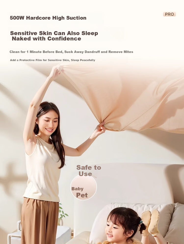 Midea MX7 Sleep Comfort Mite Removal Device [Mother & Baby Grade] Patented Electric Shock Mite Remover 3-in-1 High-Temperature Sterilization Vacuum Cleaner for Bed Home Use 16
