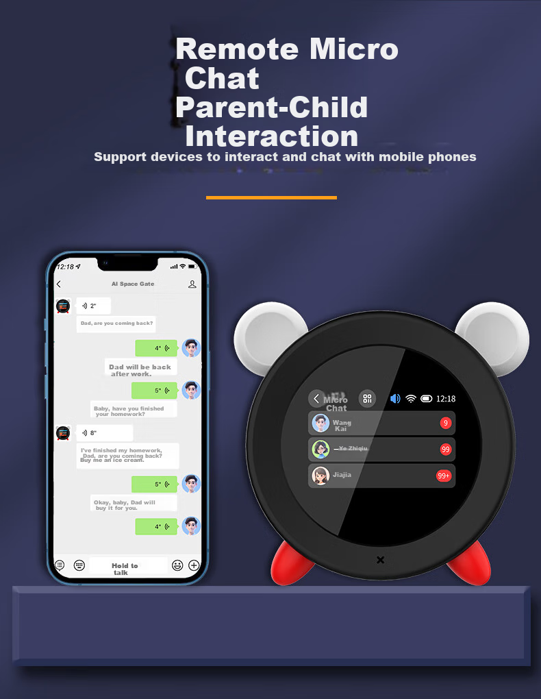 Beianxing AI Smart Alarm Clock 2026 Model, Student-Specific Wake-Up Device, Intelligent Robot, Keda Xunfei Star Fire AI Large Model, Voice Interaction, Customizable Awakening 9