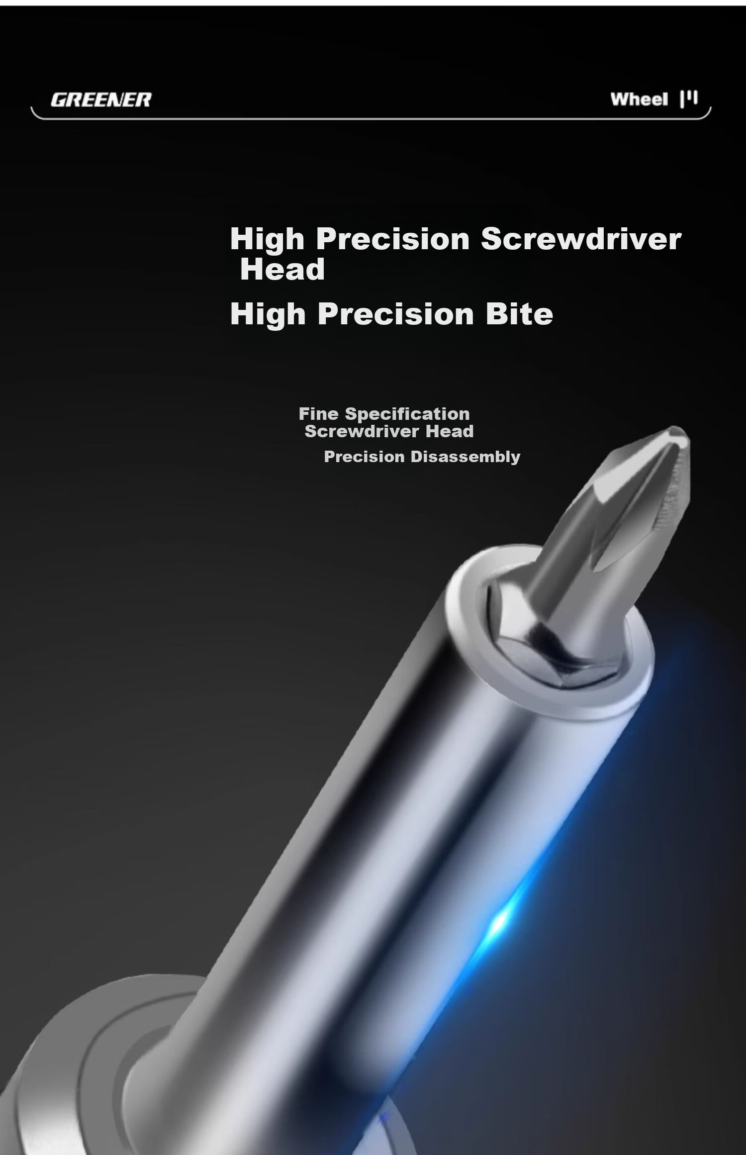 GREENER Precision Screwdriver Set, Complete 34-In Multifunctional Household Hexagonal Portable Laptop Disassembly Tool for Computers 5