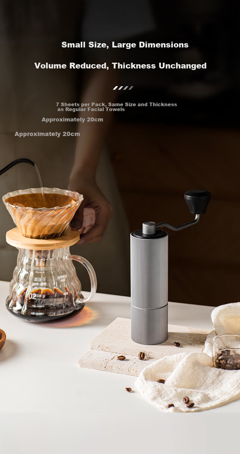 CLITON Hand-Crank Coffee Grinder, Portable Manual Coffee Grinder, Automatic Grinding Machine 7