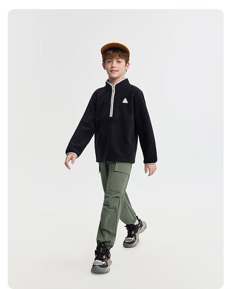 BALABALA balaOne Kids Sweatshirt Unisex Children's Winter 2025 Anti-Static Fleece Top 208425121204 7