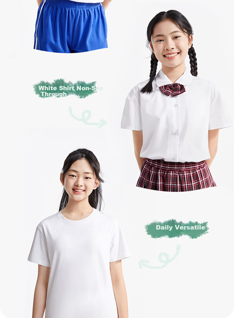 PurCotton Little Breath Pro Girls' Underwear Bra Junior High School Developmental 7A Antibacterial Breathable Cotton Vest 15