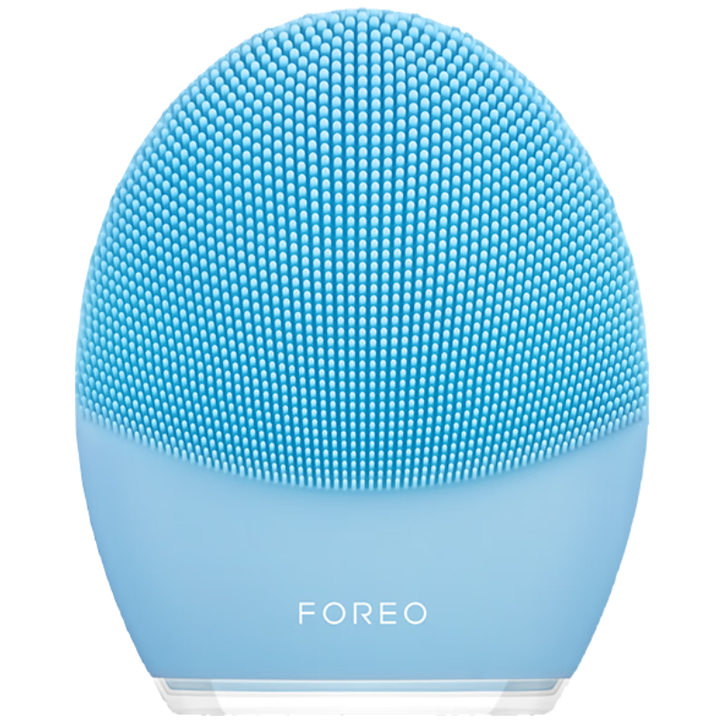 FOREO LUNA 3 Facial Cleansing Brush Blue Electric Pore Cleansing Device Balancing Oil Control Face Cleanser