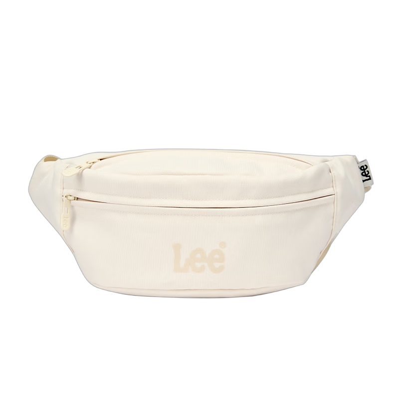 Lee Women's Shoulder Bag Fashion Crossbody Bag Men's Waist Bag Commuter Chest Bag Student Casual Versatile Backpack Cream White