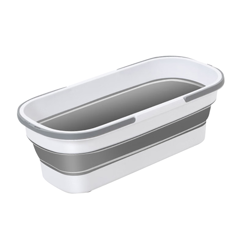 Aoyida Folding Mop Bucket, Water Bucket for Home And Outdoor Use, Fishing, Car Washing, Rectangular Laundry Basin, Large Capacity Plastic Bucket for Dormitory