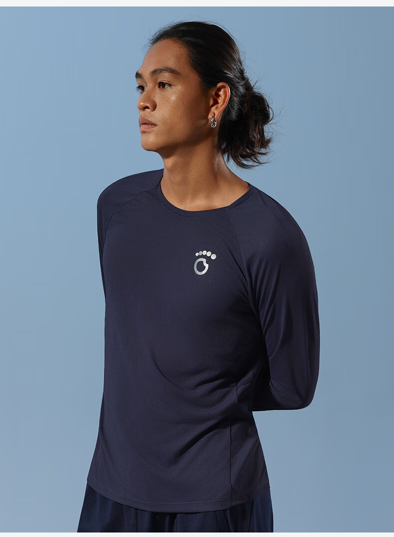 Macondo Original Running Long Sleeve T-Shirt 9th Generation Breathable Quick-Dry Sweat-Resistant Invisible Black Women's Size S 3