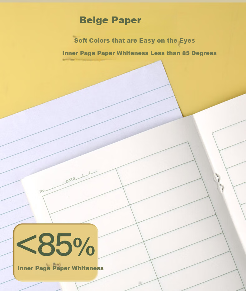 KAISA English Notebook, 36K/20 Sheets, Thick Paper, English Practice Book for Primary School Students, Foreign Language Homework Book, English Notebook, Soft Copy Book, Pack of 10 3