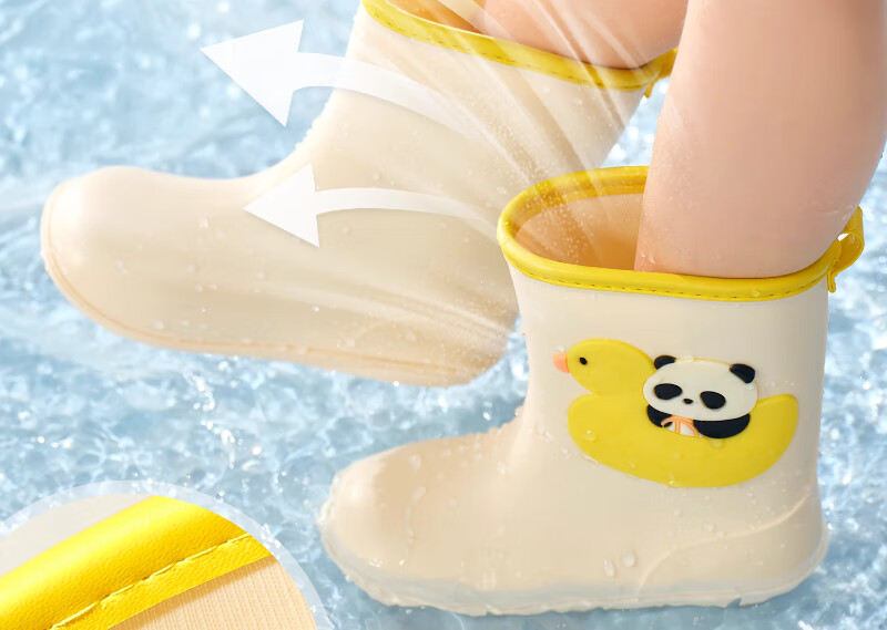 Scoornest Kids Waterproof Rain Boots Non-Slip Toddler Boys Girls Water Shoes 2025 New Model 18