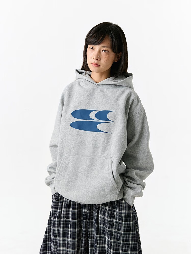 CryingCenter Logo Print New Style Fleece-Lined Thickened Xinjiang Cotton Hoodie Dark Green L 15