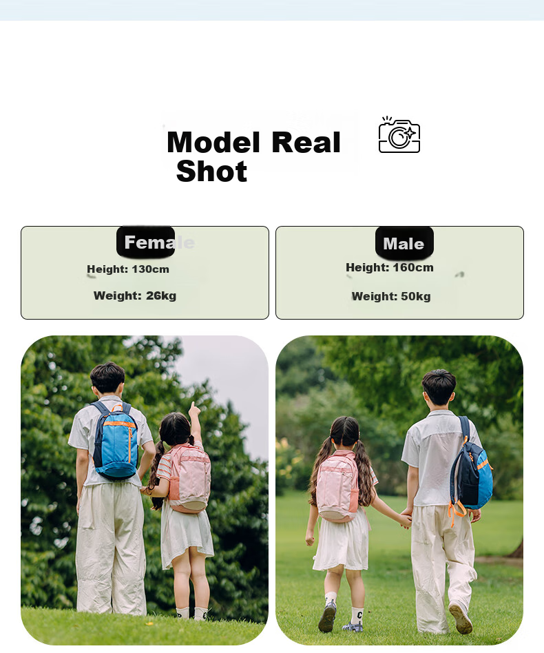 VICTORIATOURIST Backpack for Children, Boys' Outdoor Travel Backpack, Kindergarten And Elementary School Student Lightweight Small Schoolbag, Autumn Outing Backpack for Girls 18