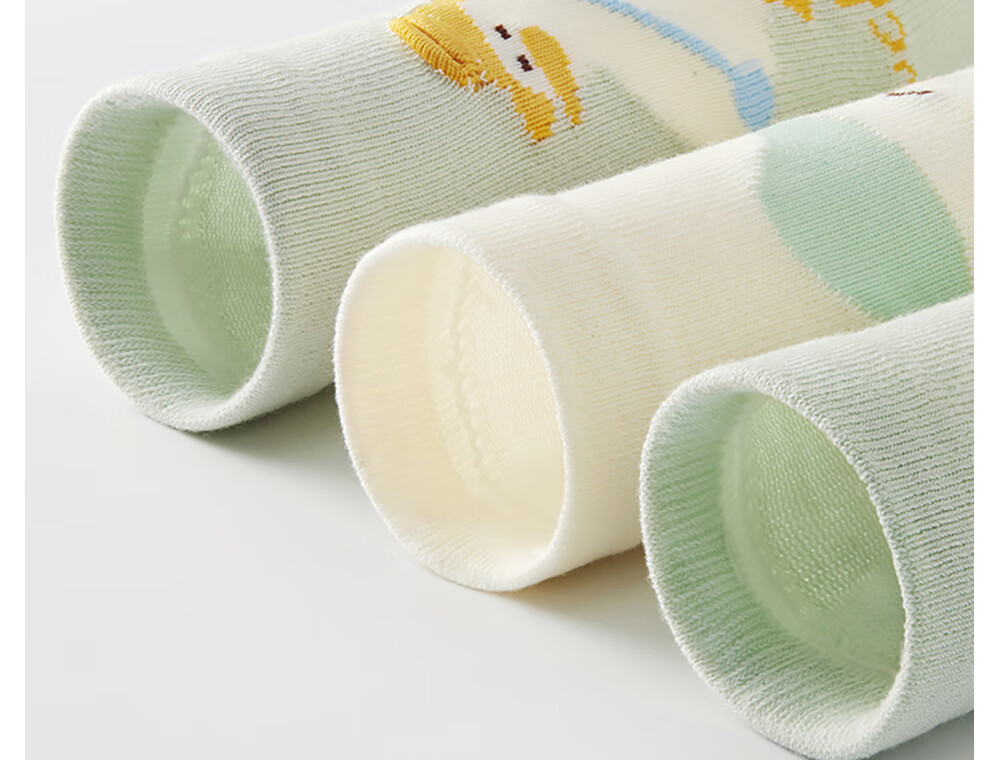 Beitaisi Children's Socks, Baby Spring And Autumn Indoor Cooling Pure Cotton Breathable Long Socks for Boys And Girls Learning to Walk 31