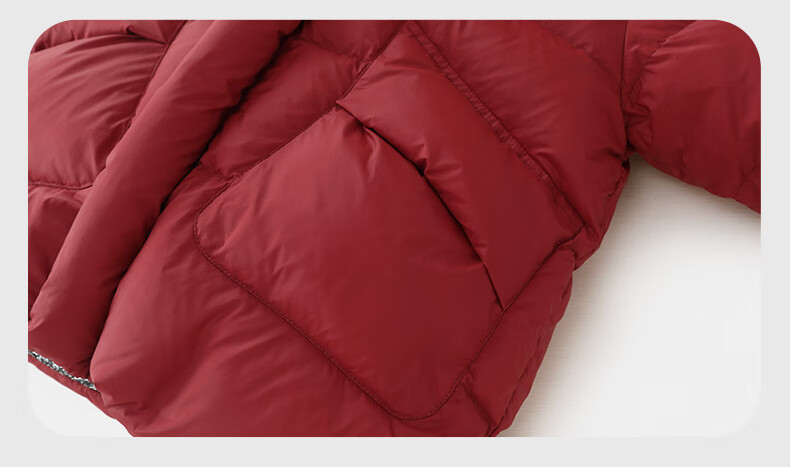 Ciciibear Boys' Goose Down Mid-Length Thickened Warm Winter Jacket for Kids 16