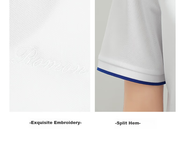 ROMON Ice Silk Short-Sleeve T-Shirt for Women, Summer POLO Collar Undershirt, Casual Business Commute Workwear, Cool-Feeling Lapel Top 4
