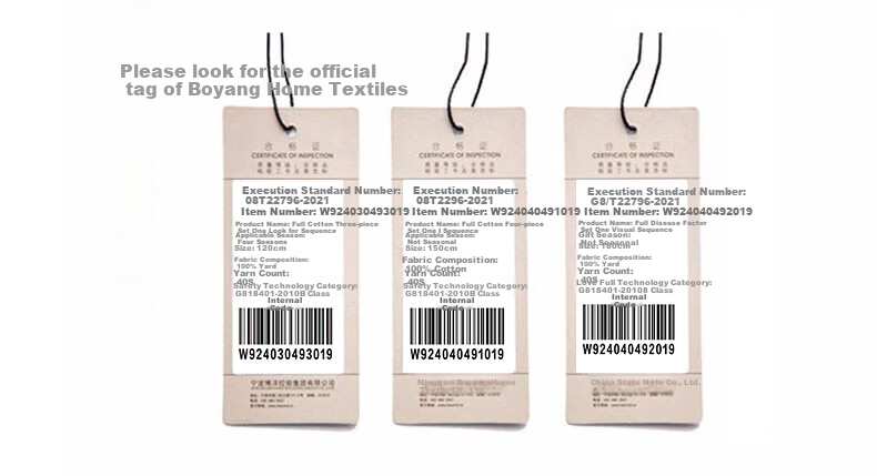 BEYOND Home Textile Bedding Set, Four-Piece Pure Cotton Duvet Cover And Bed Sheet, 100% Cotton Bedding Set, All-Cotton Quilt Cover for 1.8-Meter Bed, Home And Living Room 19