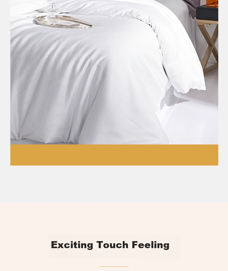 ZiiU White Hotel Three-Piece Set, Pure Cotton White Bed Sheet And Duvet Cover for Hotels And Guesthouses, White, for 1.2-Meter Bed 9