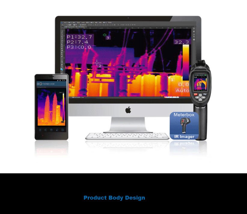 CEM DT-9868S Thermal Imaging Camera, Infrared Thermometer, Infrared Detector, Electrical And Appliance Monitoring Thermal Imager 11