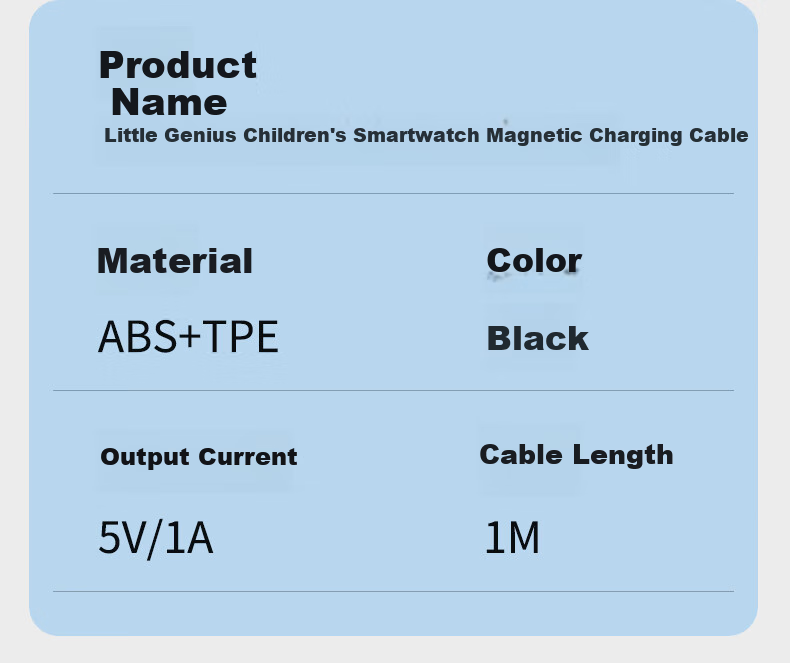 Masentek Compatible Charging Cable for Xiaotiancai Children's Smartwatch Z9/Z10/Youth Edition Z8/8A/7/7A/7S/6A/6S/D3125QY Universal Fast Charger Base with Magnetic Attachment 9