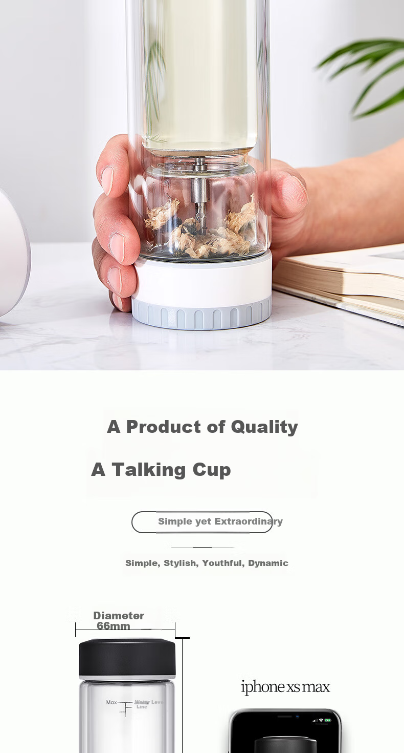 Chazhilian Personal High-End Double-Layer Glass Tea Infuser Mug, Birthday Gift for Men And Women, Mid-Autumn Festival Present 4