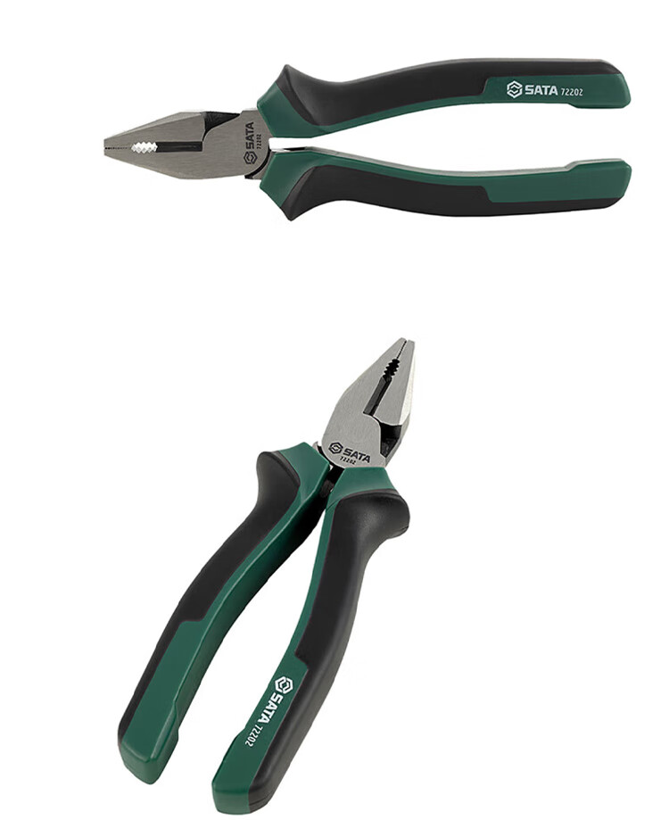 SATA 8" Effort-Saving Steel Wire Pliers 72203B 1
