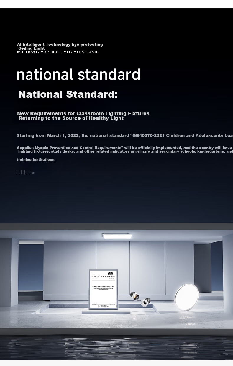 Sanxingzhaoming Anti-Blue Light American Pure Eye Protection Ceiling Light for Bedroom, Simple Luxury Crystal Smart Light for Master Bedroom And Secondary Bedroom 22