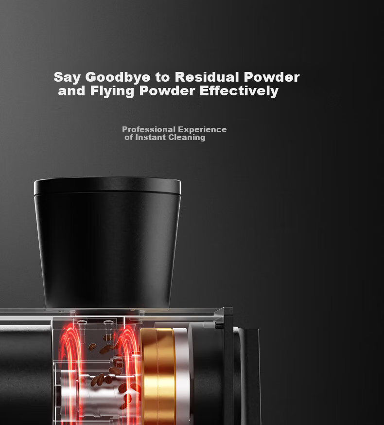 MHW-3BOMBER, Gift Sniper Portable Electric Coffee Grinder, Professional Home Coffee Bean Grinder with Titanium Coating 16