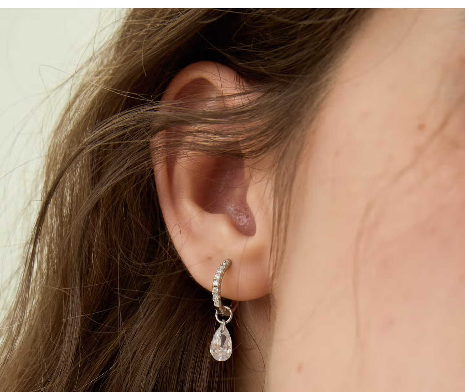 Arsis Silver Art Letter Stud Earrings for Women, Fashionable Versatile Birthday Gift for Girlfriend, Art Letter Stud Earrings (K) 6