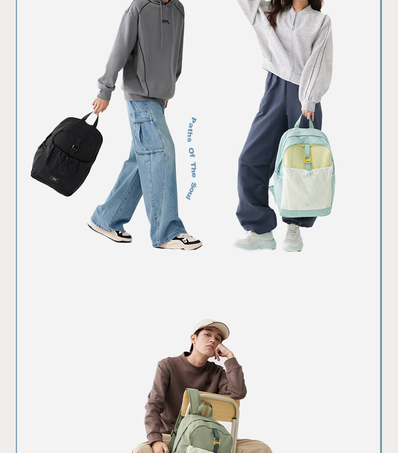 361° Backpack School Season Student Campus Large Capacity Laptop Bag Unisex 512531021-1 3