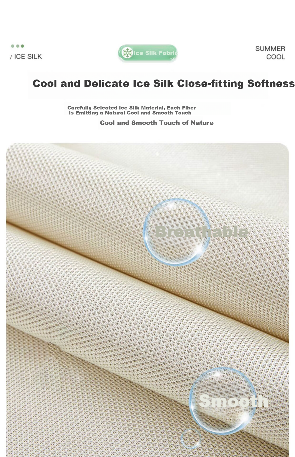 Jingxun Ice Silk Cooling Sofa Cushion, Summer Cooling Mat, Non-Slip Seat Pad, Sofa Cover, Throw Blanket, 70*70cm 6