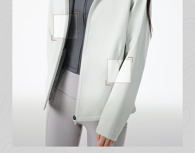 361° Women's Jacket, Autumn And Winter, Triple Protection, Fleece-Lined, Sports Casual Windproof Jacket, Clothing 662544603-2 30